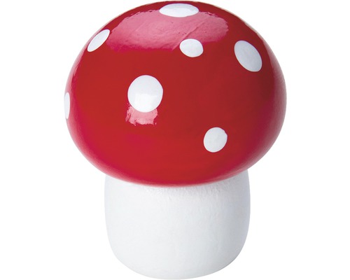 Meubelknop paddenstoel Ø 30 mm rood-wit