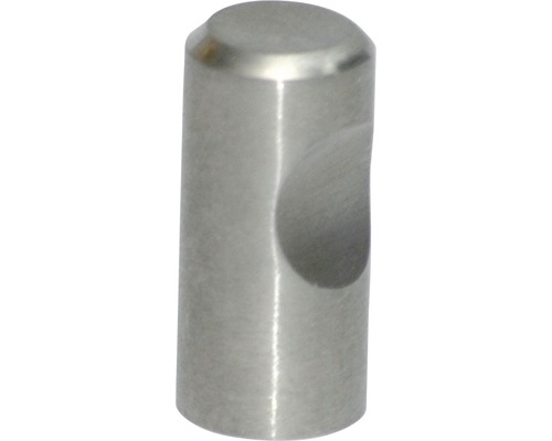 Meubelknop roestvrij staal geborsteld cilindrisch Ø 12 mm