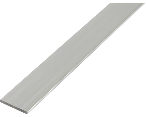 KAISERTHAL Platte stang 60x3 mm aluminium zilver 200 cm