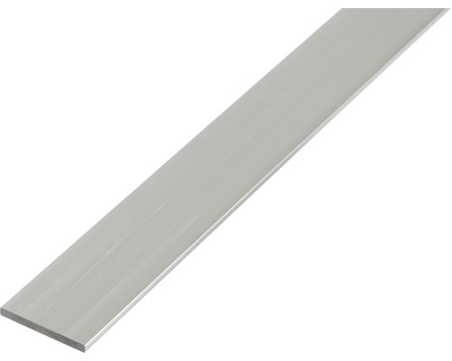 KAISERTHAL Platte stang 40x3 mm aluminium zilver 200 cm Aluminium platstaf