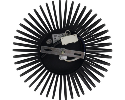 Plafondlamp met lamellen en montagevoorziening