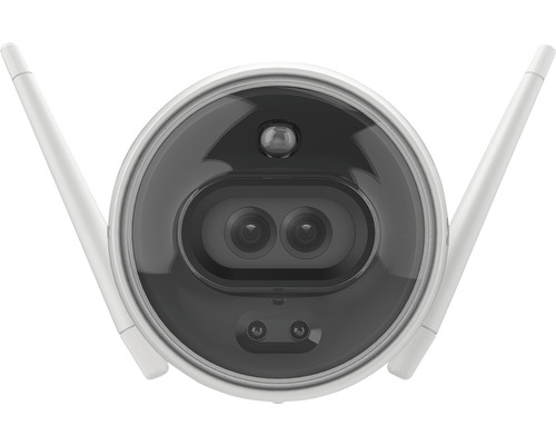Beveiligingscamera met twee antennes