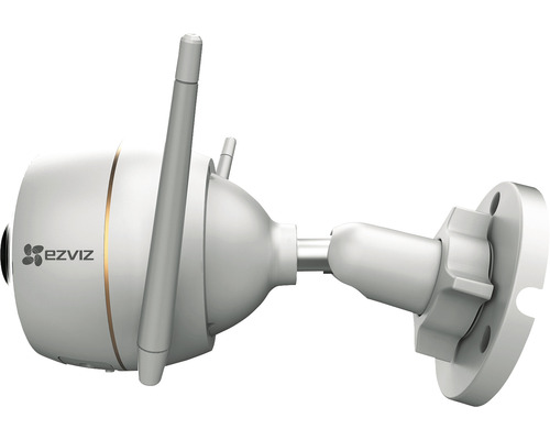 Draadloze bewakingscamera met twee antennes en montagevoet