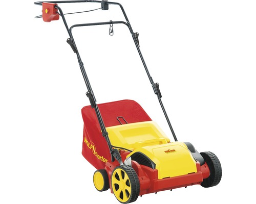 Wolf Garten gazonverticuteermachine met opvangbak