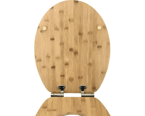 Toiletdeksel van bamboe