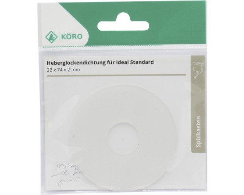 Hevelbelafdichting voor Ideal Standard, 22 x 74 x 2 millimeter, in verpakking