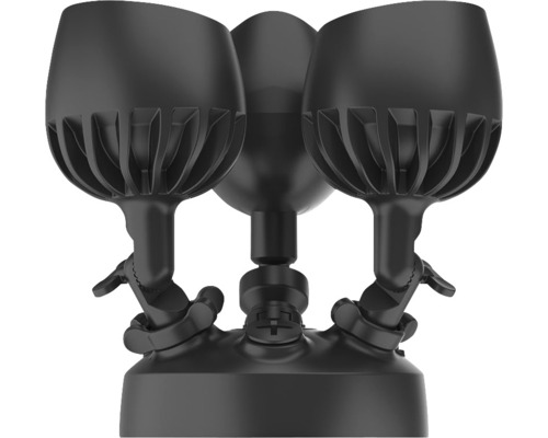 Buitenstraler met drie koppen voor buitenverlichting