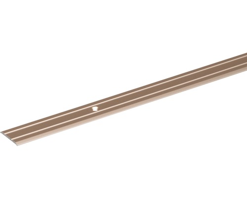 KAISERTHAL Overgangsprofiel 25 mm aluminium brons 200 cm Profielrail met boorgat