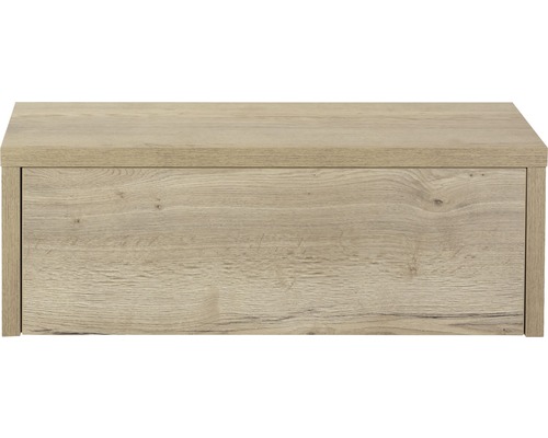 SANOX Badkamermeubelset Bloxx met wastafelblad 35x100x45 cm natuur eiken