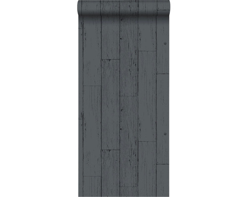 ORIGIN Vliesbehang 347537 Matières - Wood verweerde houten planken donkergrijs