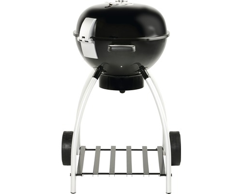 Barbecue met bolvorm, opbergrek en wielen