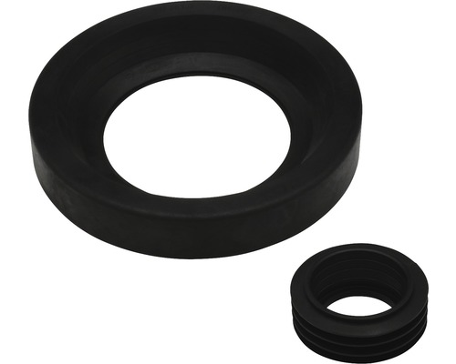 Aansluitmanchet Manchetten Verbindingsstukken voor Wc 100 mm 134 mm x 25 mm 2 Stuks Twee rubberen afdichtringen