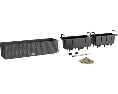 Lechuza Balconera Cottage 80 plantenbak met irrigatiesysteem en accessoires