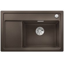 Spoelbak van steenachtig materiaal met afdruiprek