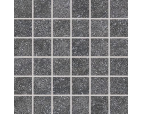 Mozaïektegel keramisch Udine zwart 30x30 cm Tegelmozaïek van aardewerk