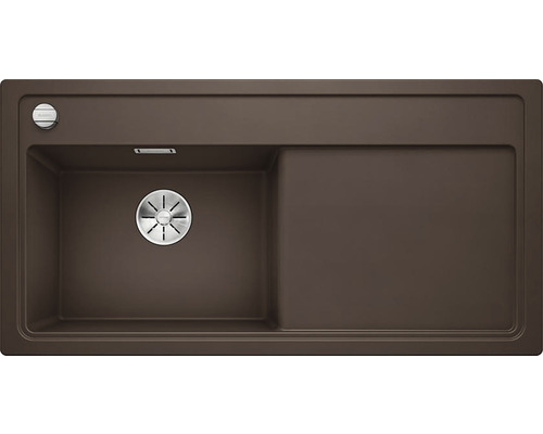 Spoelbak van silgranit met afdruipvlak