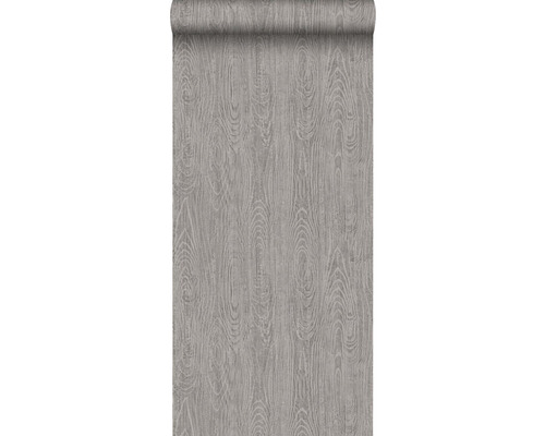 ORIGIN Vliesbehang 347556 Matières - Wood houten planken grijs
