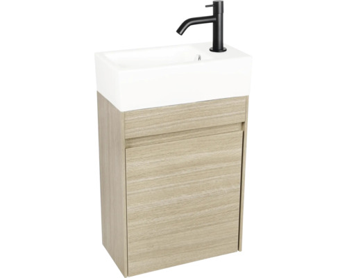 Wastafel met onderkast, kraan en een lade