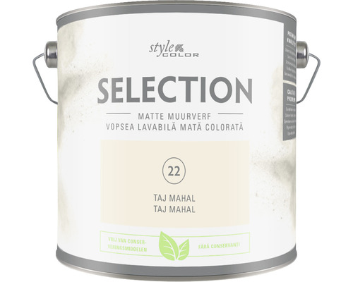 SELECTION StyleColor Muurverf kleur 22 Taj Mahal mat 2,5 l