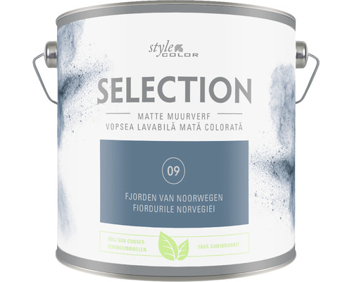 SELECTION StyleColor Muurverf kleur 9 Fjorden van Noorwegen mat 2,5 l