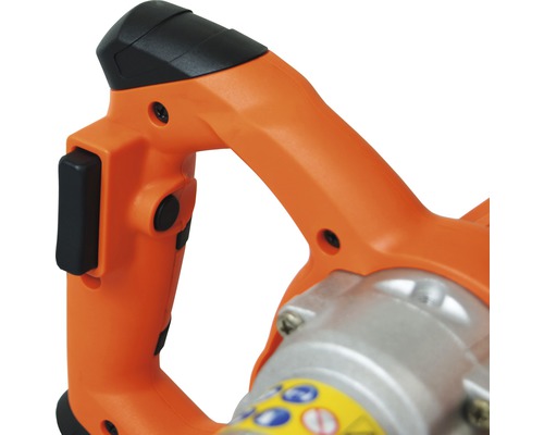 Detailweergave van een handgreep van een mengapparaat