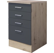 FLEX WELL Onderkast Tiago basaltgrijs 50x60x85 cm