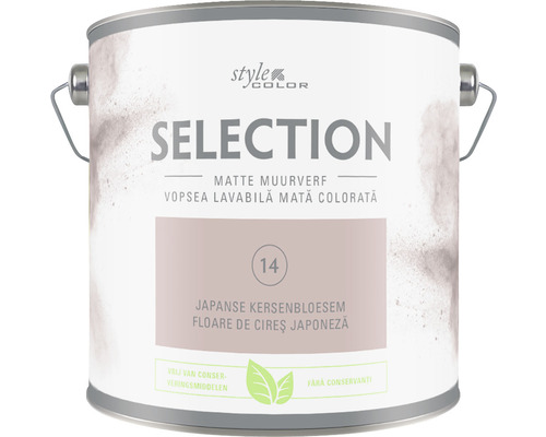 SELECTION StyleColor Muurverf kleur 14 Japanse kersenbloesem mat 2,5 l