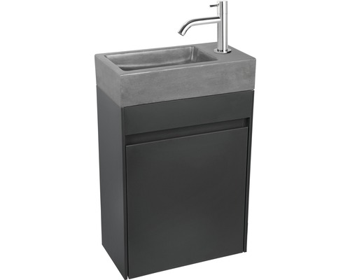 Wastafelmeubel met wastafel, onderkast en kraan