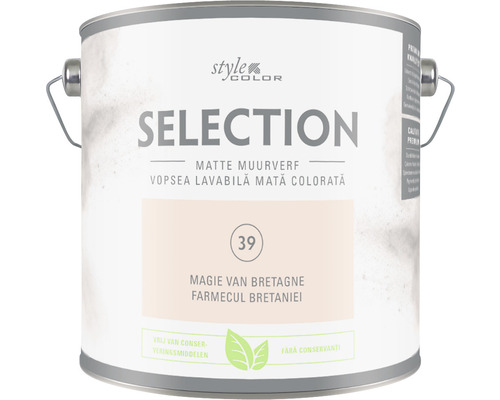 SELECTION StyleColor Muurverf kleur 39 Magie van Bretagne mat 2,5 l