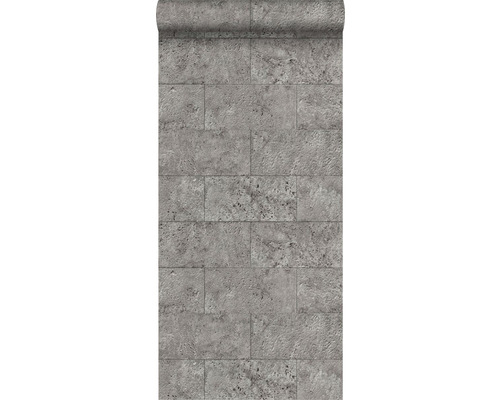 ORIGIN Vliesbehang 347582 Matières - Stone kalkstenen blokken taupe