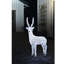 Verlicht, staand decoratiehert voor buiten