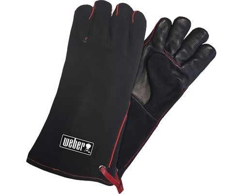 Weber barbecuehandschoenen van leer en textiel