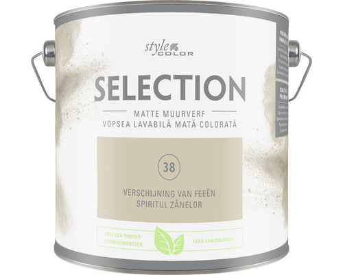 SELECTION StyleColor Muurverf kleur 38 Verschijning van feeën mat 2,5 l