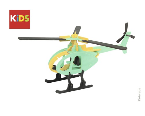Houten bouwpakket helikopter voor kinderen