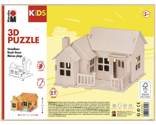 MARABU KiDS 3D-Puzzel strandhuis