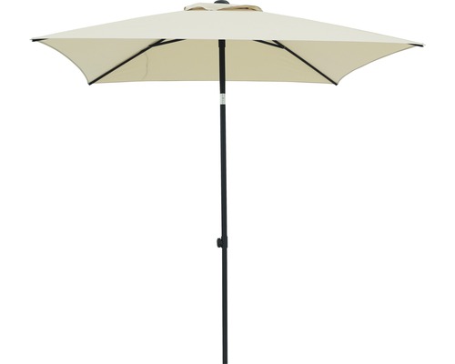 SOLUNA Parasol Cessy polyesther ecru 200x200 cm