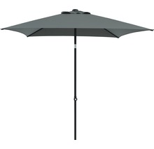 Grijze vierkante parasol
