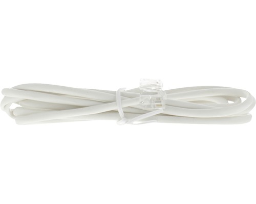Witte telefoonkabel met RJ11 stekker