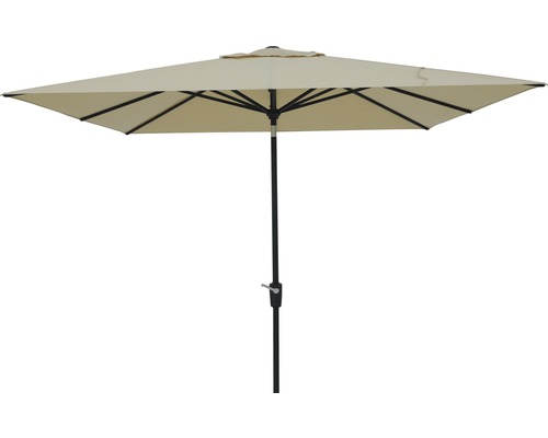 SOLUNA Parasol Sarry polyesther ecru 250x250 cm