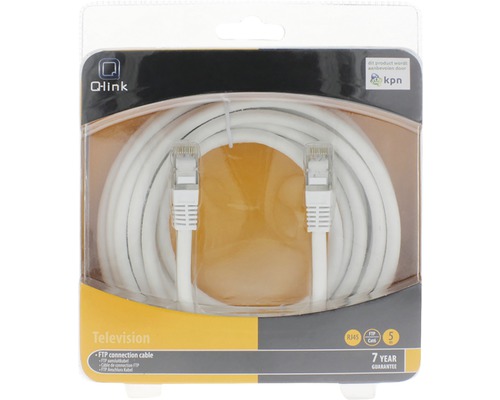 Q-Link televisie aansluitkabel in verpakking