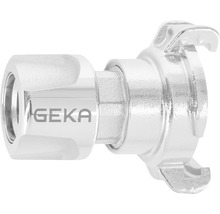 GEKA Plus Overgangsstuk verchroomd messing
