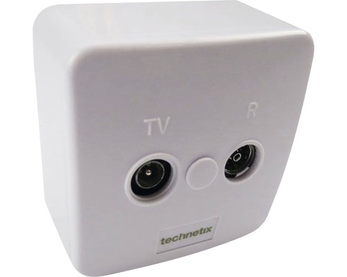 Technetix antennecontactdoos voor TV en radio