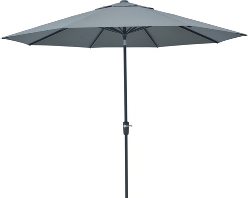 SOLUNA Parasol Ales grijs Ø 300 cm