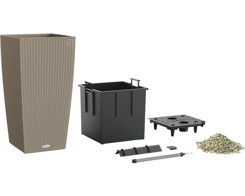 Bloempot met irrigatiesysteem en accessoires