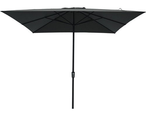 SOLUNA Parasol Nancy donkergrijs 300x300 cm, hoogte 275 cm SOLUNA Parasol Nancy donkergrijs 300x300 cm, hoogte 275 cm
