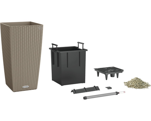 Bloembak met irrigatiesysteem en accessoires