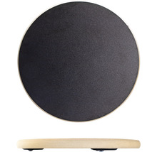 Ronde balansplaat van hout en rubber