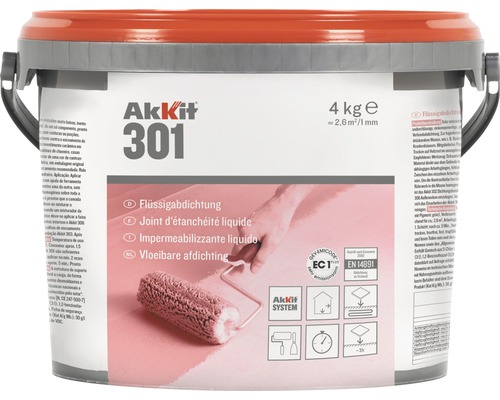 AKKIT 301 Vloeibare afdichting blauw 4 kg (mengsel met kleurpigment: groen)