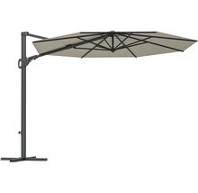 SOLUNA Zweefparasol Orléans met kruisvoetstandaard ecru Ø 300 cm-thumb-12 SOLUNA Zweefparasol Orléans met kruisvoetstandaard ecru Ø 300 cm-thumb-12