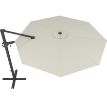 SOLUNA Zweefparasol Orléans met kruisvoetstandaard ecru Ø 300 cm-thumb-13 SOLUNA Zweefparasol Orléans met kruisvoetstandaard ecru Ø 300 cm-thumb-13